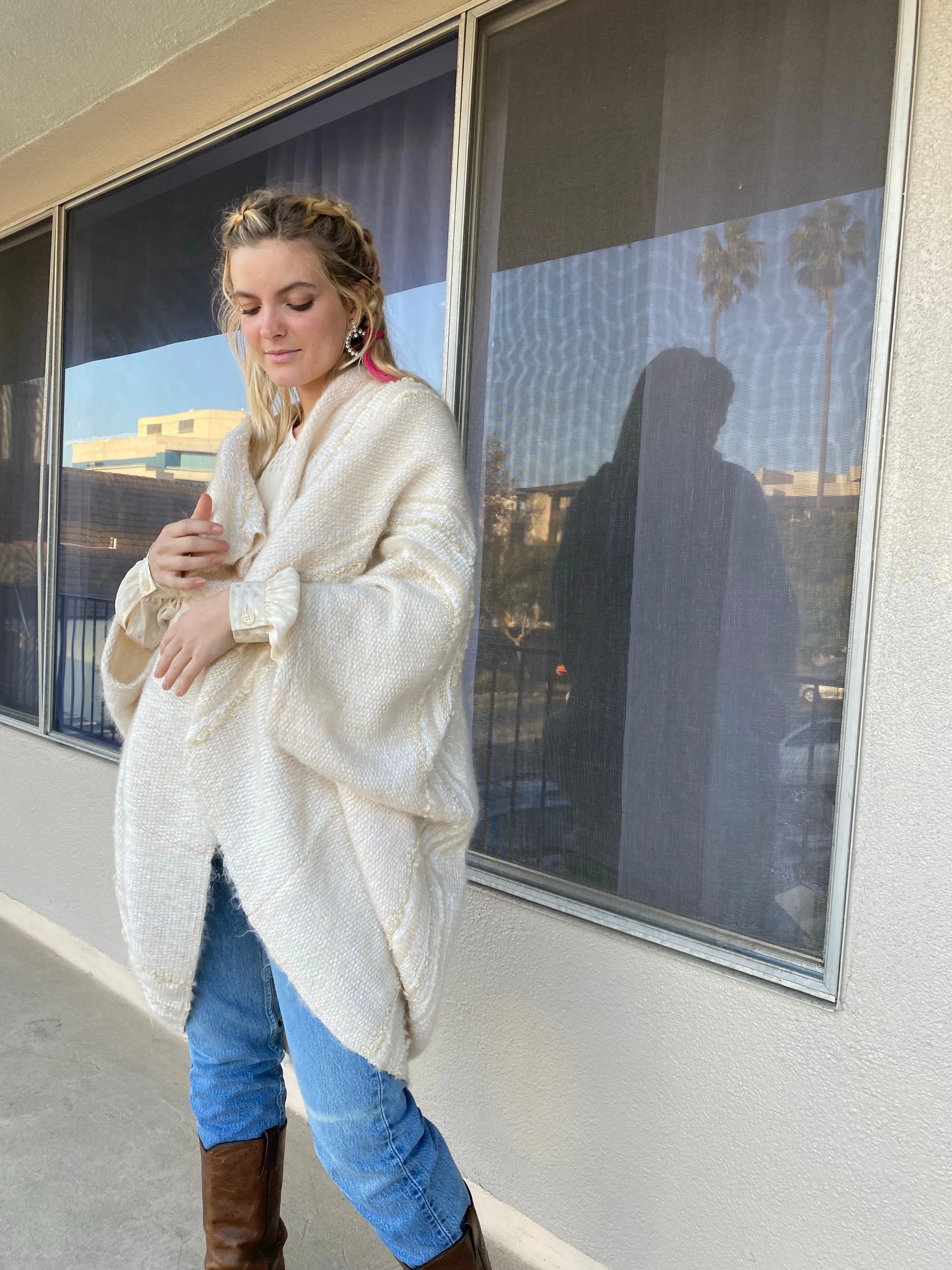 Artisan Hand Loomed Cocoon Coat