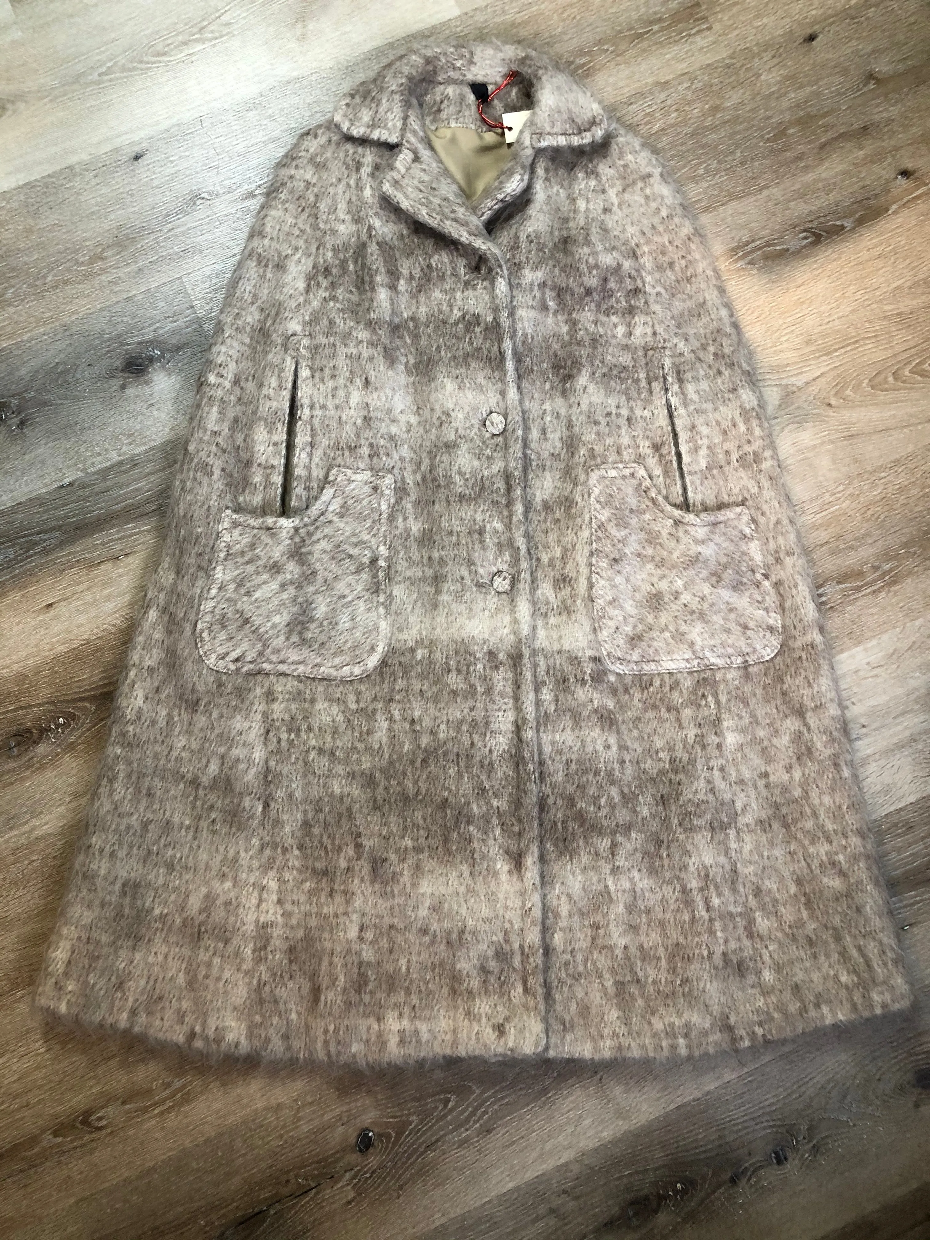 Beige Mohair Cape