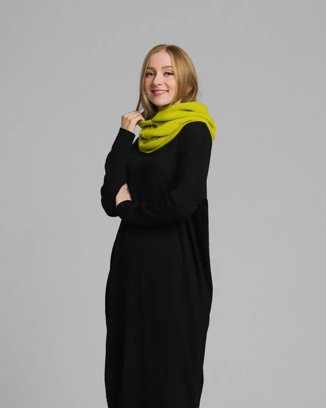 Brook Merino Wool Hood Lime