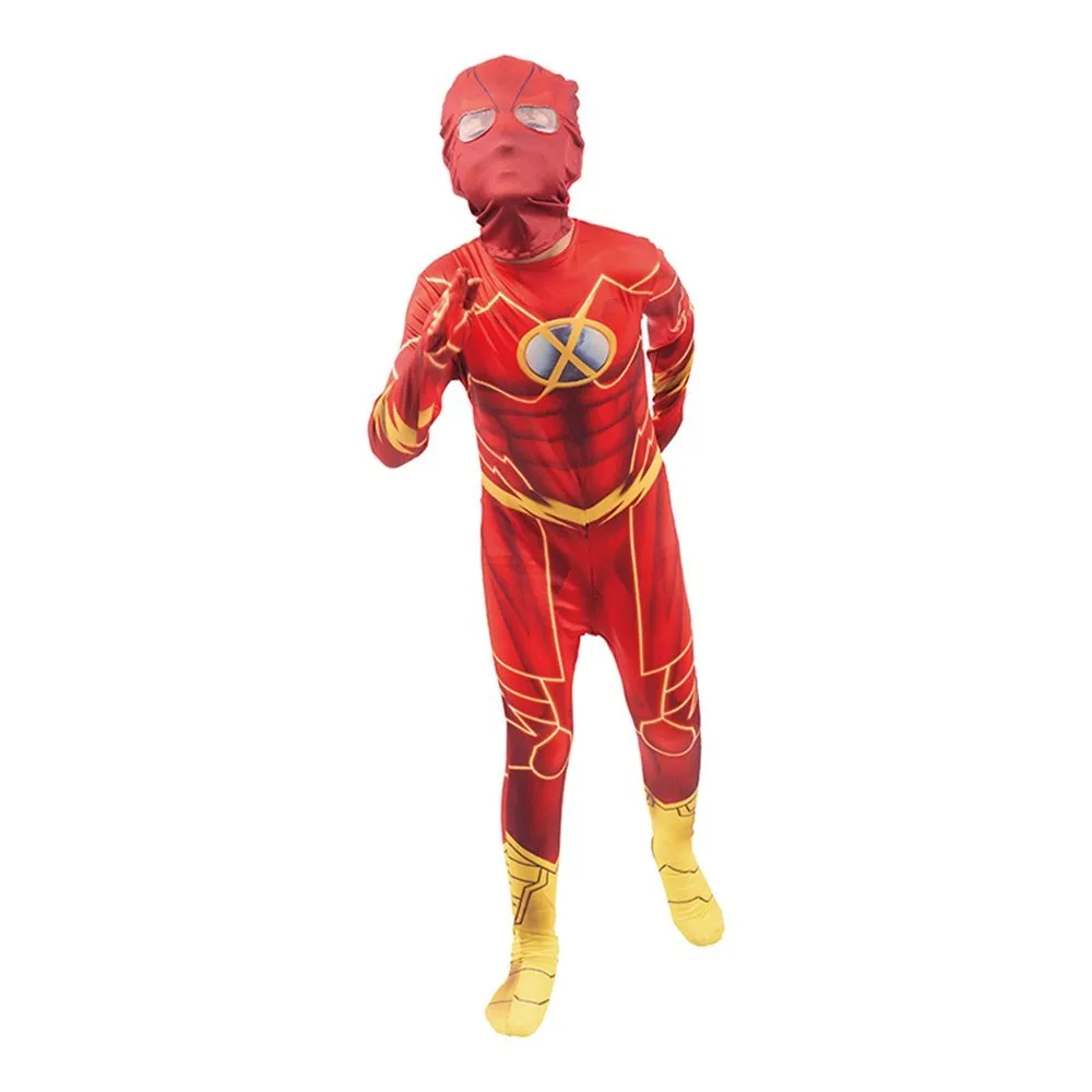 Children Flash Super Hero Costume