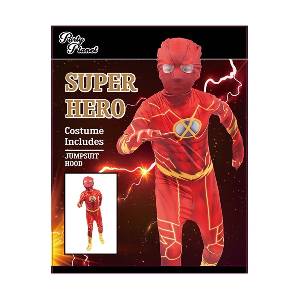 Children Flash Super Hero Costume