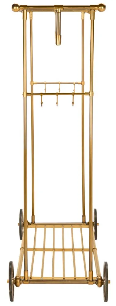 Glen 66" 6-Hook Rolling Coat Rack