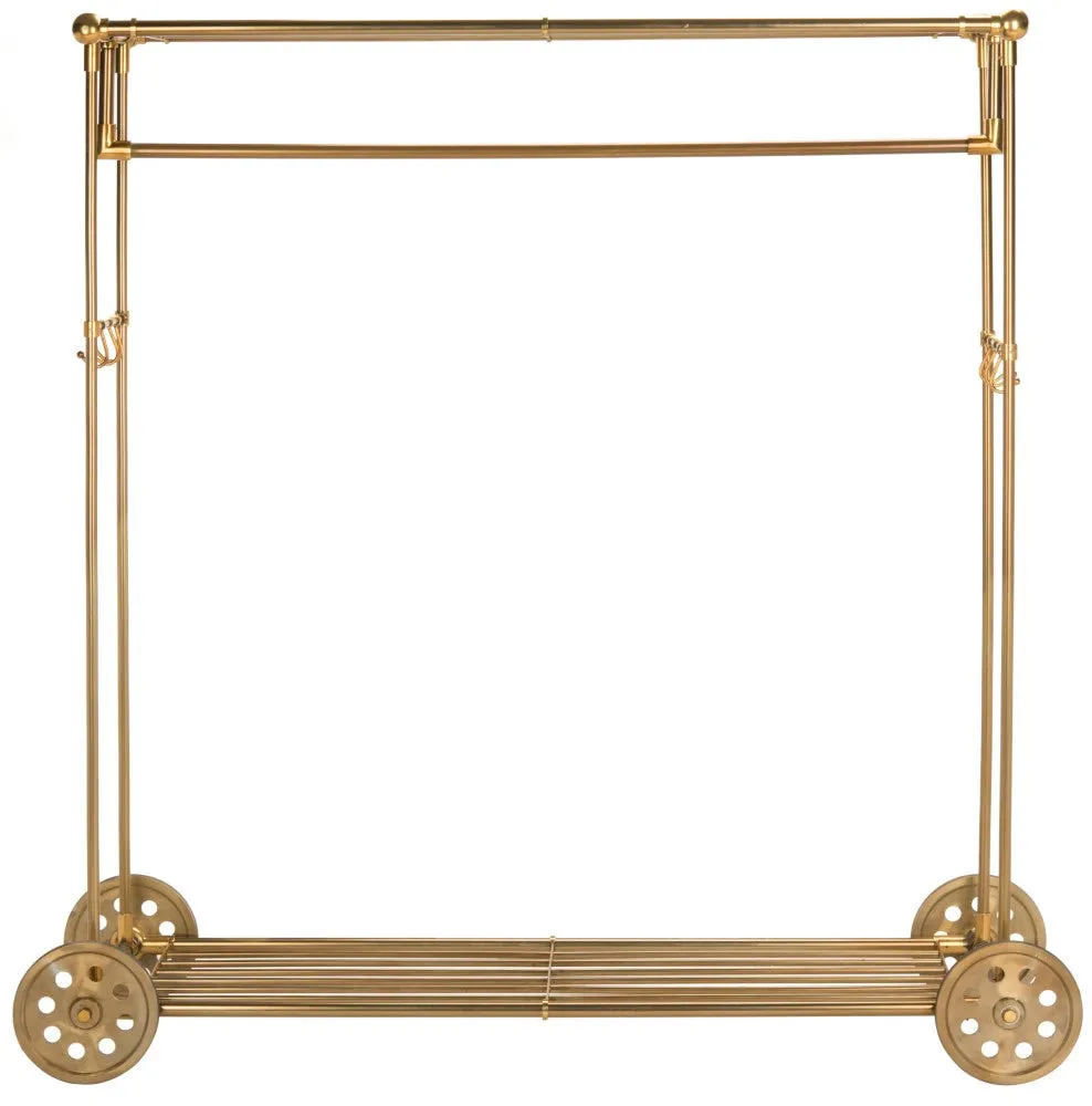 Glen 66" 6-Hook Rolling Coat Rack
