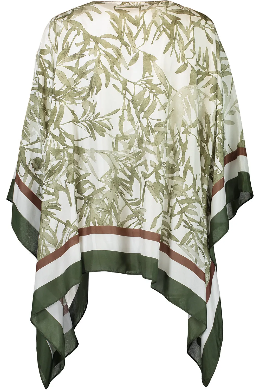 Herbarium Printed Poncho