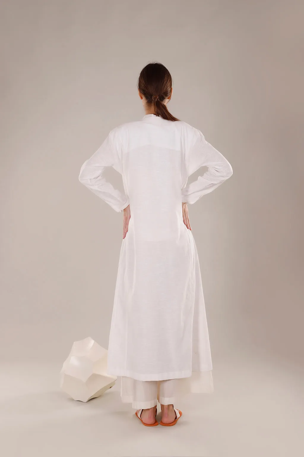 Multi Panel Double Breasted Trench