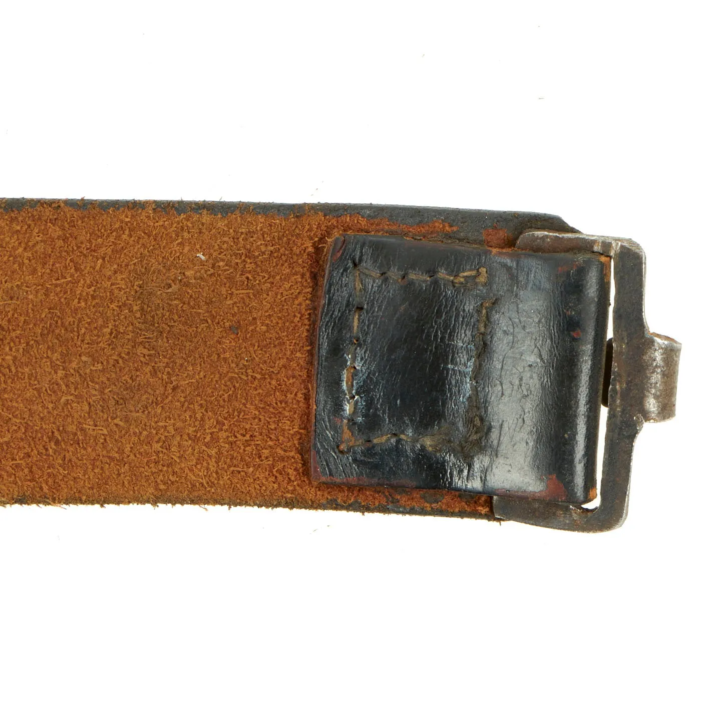 Original German WWII Army (Heer) Belt, Buckle, 98k Bayonet, Reproduction Frog, and Ammunition Pouches
