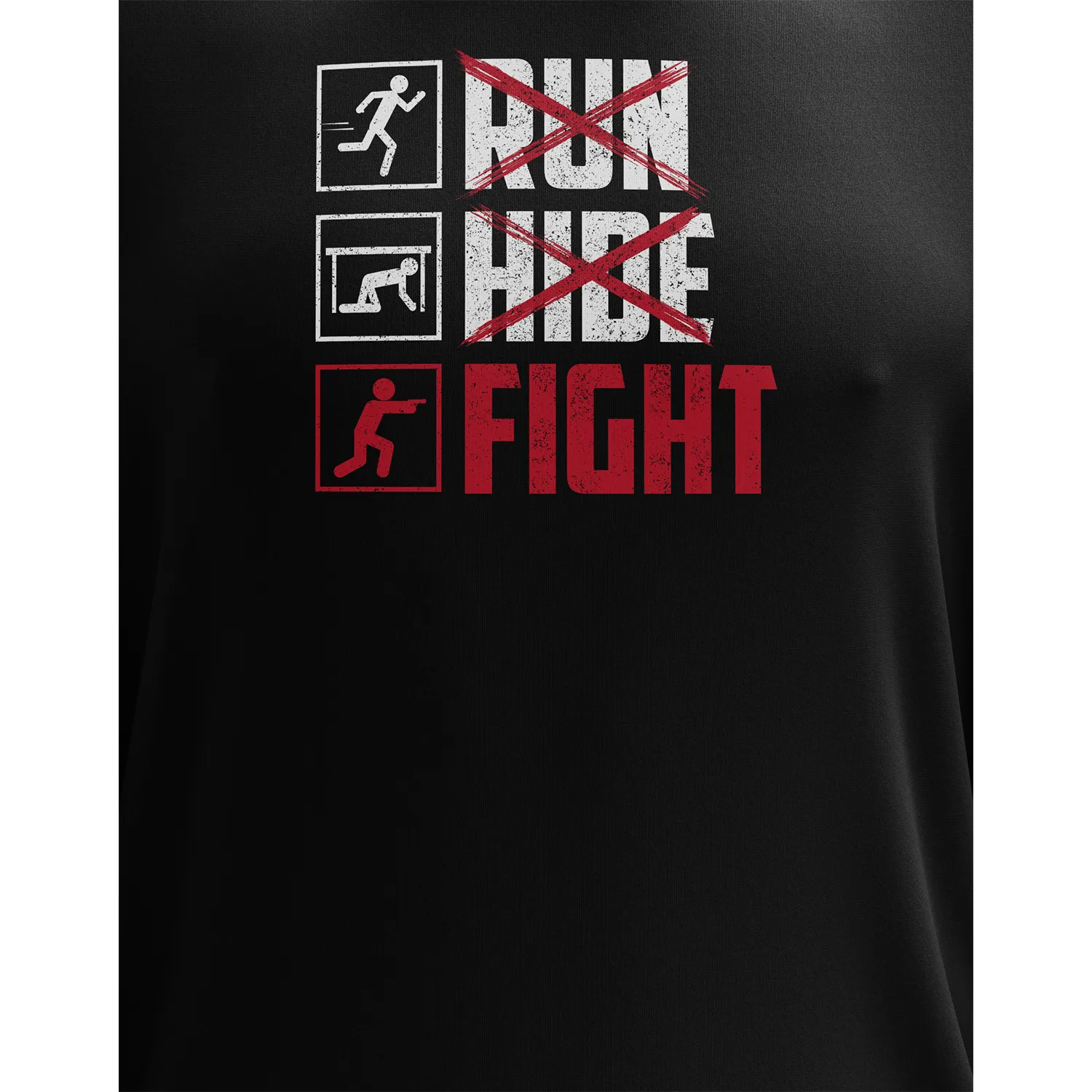 Run Hide Fight Long Sleeve Shirt