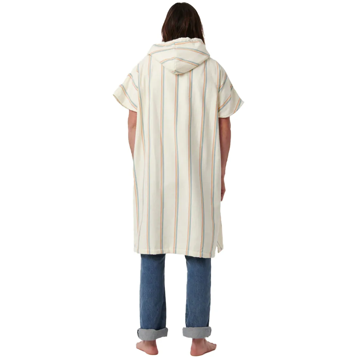 Slowtide Baja Stripe Fouta Hooded Changing Poncho